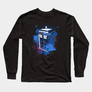 Paint Tardis Long Sleeve T-Shirt